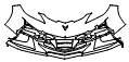 Bumper Kit pattern for the 2027 Chevrolet Corvette