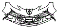 Bumper Kit pattern for the 2027 Chevrolet Corvette