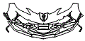 Bumper Kit pattern for the 2027 Chevrolet Corvette