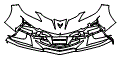 Bumper Kit pattern for the 2027 Chevrolet Corvette