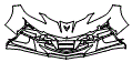 Bumper Kit pattern for the 2027 Chevrolet Corvette