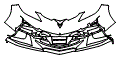 Bumper Kit pattern for the 2027 Chevrolet Corvette