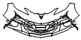 Bumper Kit pattern for the 2027 Chevrolet Corvette