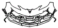 Bumper Kit pattern for the 2027 Chevrolet Corvette