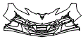 Bumper Kit pattern for the 2027 Chevrolet Corvette