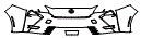 Bumper Kit pattern for the 2026 Lexus ES