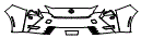 Bumper Kit pattern for the 2026 Lexus ES
