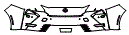 Bumper Kit pattern for the 2026 Lexus ES