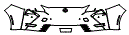 Bumper Kit pattern for the 2026 Lexus ES