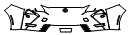Bumper Kit pattern for the 2026 Lexus ES