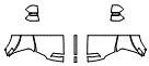 Hood, Fender and Mirror Kit pattern for the 2026 Ford F-250