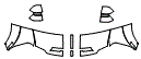 Hood, Fender and Mirror Kit pattern for the 2026 Ford F-250