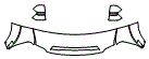 Hood, Fender and Mirror Kit pattern for the 2026 Ford F-250