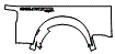 Outer Bed Panel Kit pattern for the 2026 Ford F-250