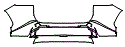 Rear Bumper Kit pattern for the 2026 Toyota RAV4 Plug-in Hybrid