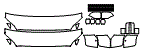 Wear & Tear, Hood, Fender, Mirror, Bumper and Door Edge Guard Kit pattern for the 2018 Universal Test