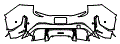 Rear Bumper Kit pattern for the 2027 BMW iX3