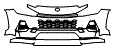 Bumper Kit pattern for the 2026 Toyota RAV4