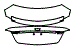 Trunk Lid Kit pattern for the 2026 Cadillac CT5