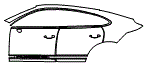 Door and Rear Fender Kit pattern for the 2026 Porsche Cayenne