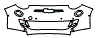 Bumper Kit pattern for the 2025 Fiat 500e