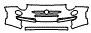 Bumper Kit pattern for the 2016 Fiat 500c