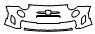 Bumper Kit pattern for the 2019 Fiat 500 Abarth