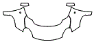 Full Hood, Fender and Mirror Kit pattern for the 2014 Fiat 500L