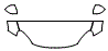 Hood, Fender and Mirror Kit pattern for the 2017 Fiat 500x