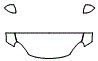 Hood, Fender and Mirror Kit pattern for the 2023 Fiat 500x