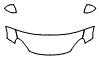 Hood, Fender and Mirror Kit pattern for the 2023 Fiat 500x