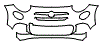 Bumper Kit pattern for the 2017 Fiat 500x