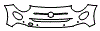 Bumper Kit pattern for the 2023 Fiat 500x