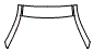 Roof and A-Pillar Kit pattern for the 2023 Fiat 500x