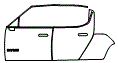 Door Kit pattern for the 2026 Rivian R1T