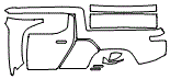 Left Full Vehicle Kit pattern for the 2022 Rivian R1T