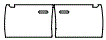 Front Door Kit pattern for the 2022 Rivian R1T