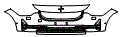 Bumper Kit pattern for the 2021 Polestar Polestar 2
