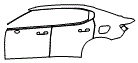 Door and Rear Fender Kit pattern for the 2025 Polestar Polestar 2