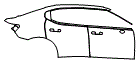 Door and Rear Fender Kit pattern for the 2025 Polestar Polestar 2