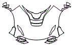 Full Hood, Mirror and Bumper Kit pattern for the 2025 Hennessey Venom F5