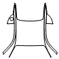 A-Pillar and Roof Kit pattern for the 2025 Hennessey Venom F5