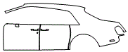 Door and Rear Fender Kit pattern for the 2026 Rolls Royce Phantom