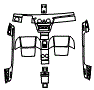 Interior Kit pattern for the 2018 Rolls Royce Phantom