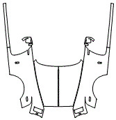 Full Hood, Fender and Mirror Kit pattern for the 2017 Rolls Royce Phantom
