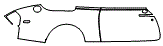 Door and Rear Fender Kit pattern for the 2017 Rolls Royce Phantom