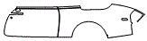 Door and Rear Fender Kit pattern for the 2017 Rolls Royce Phantom