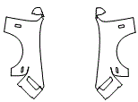 Full Fender and Mirror Kit pattern for the 2026 Rolls Royce Phantom