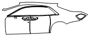 Door and Rear Fender Kit pattern for the 2026 Rolls Royce Ghost