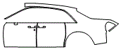 Rear Fender and Door Kit pattern for the 2019 Rolls Royce Ghost